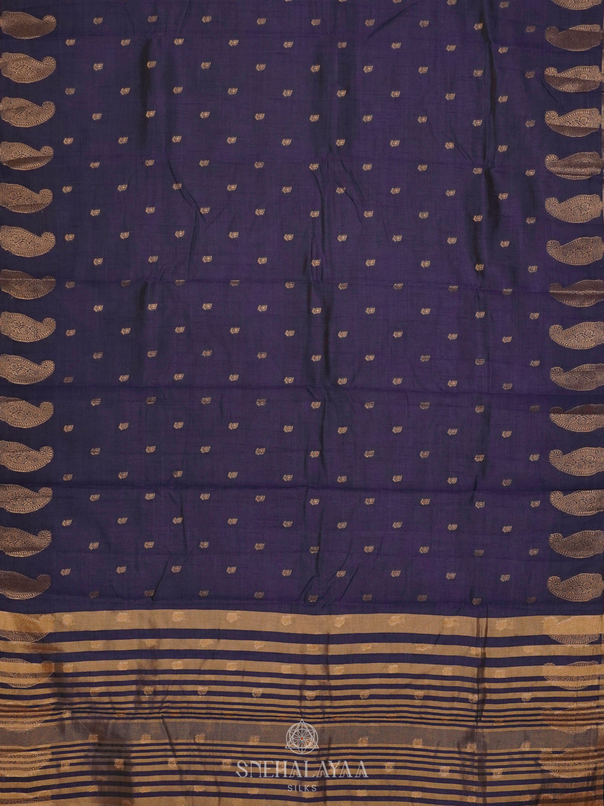 Purple Raw Silk Saree