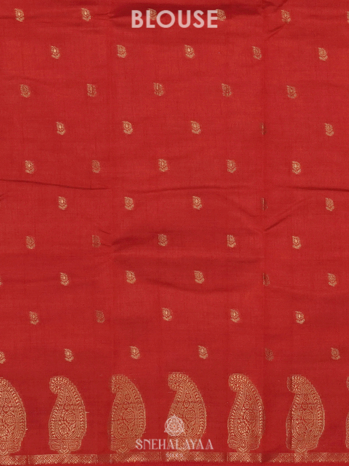 Red Raw Silk Saree