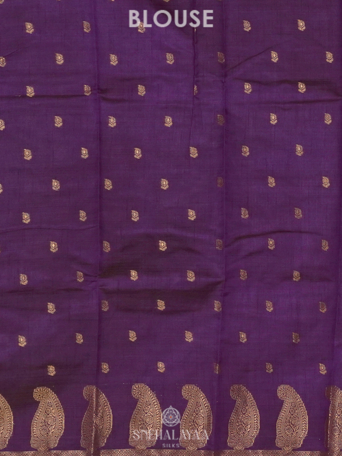 Purple Raw Silk Saree
