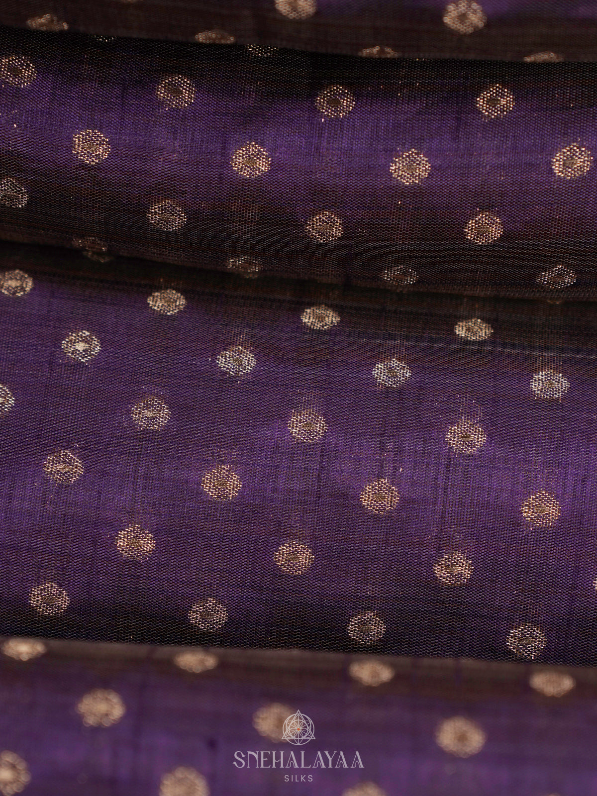 Purple Raw Silk Saree