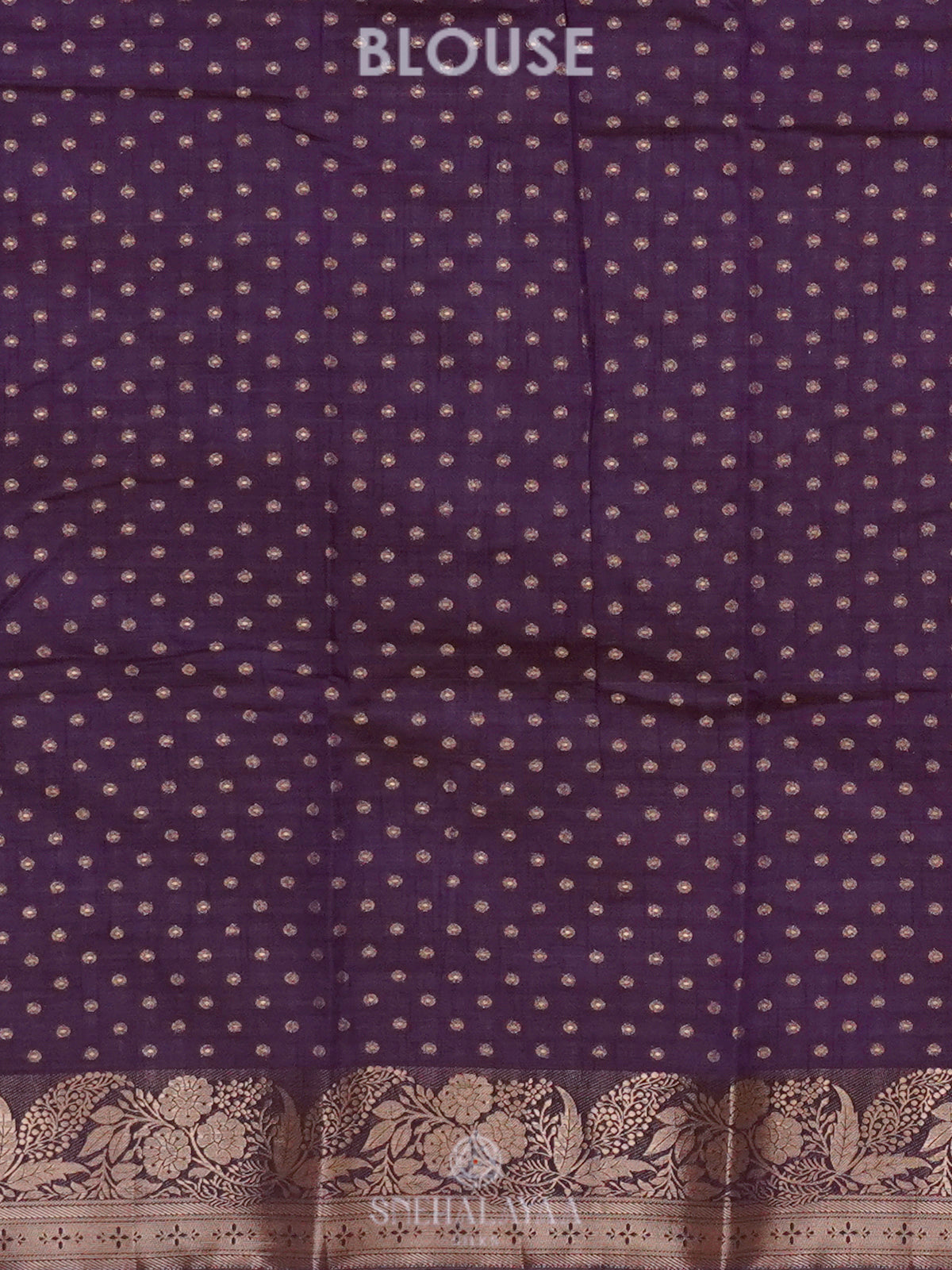 Purple Raw Silk Saree