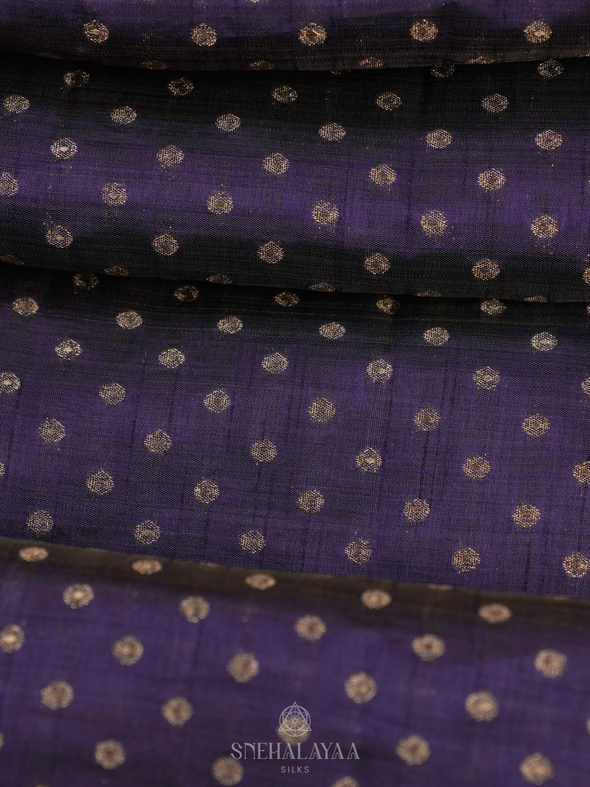 Purple Raw Silk Saree