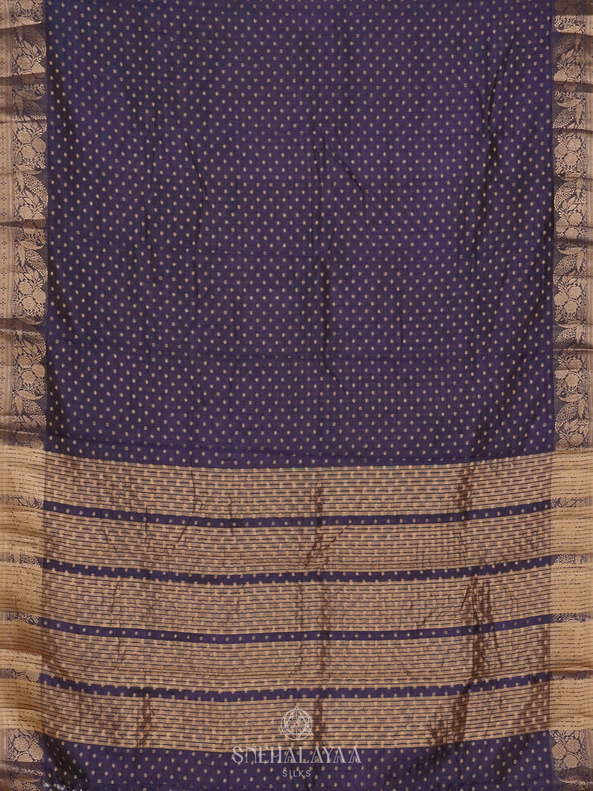 Purple Raw Silk Saree