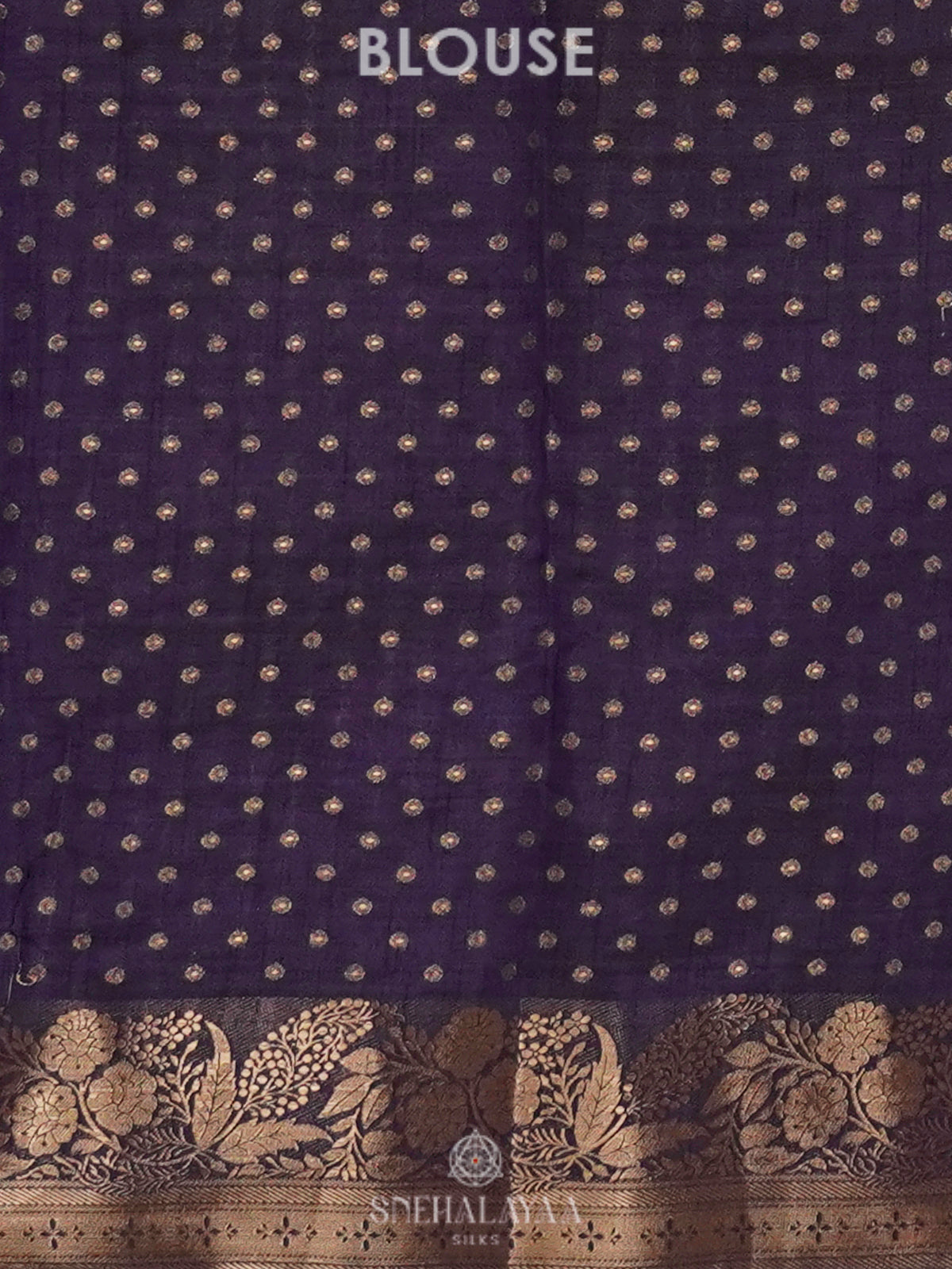 Purple Raw Silk Saree