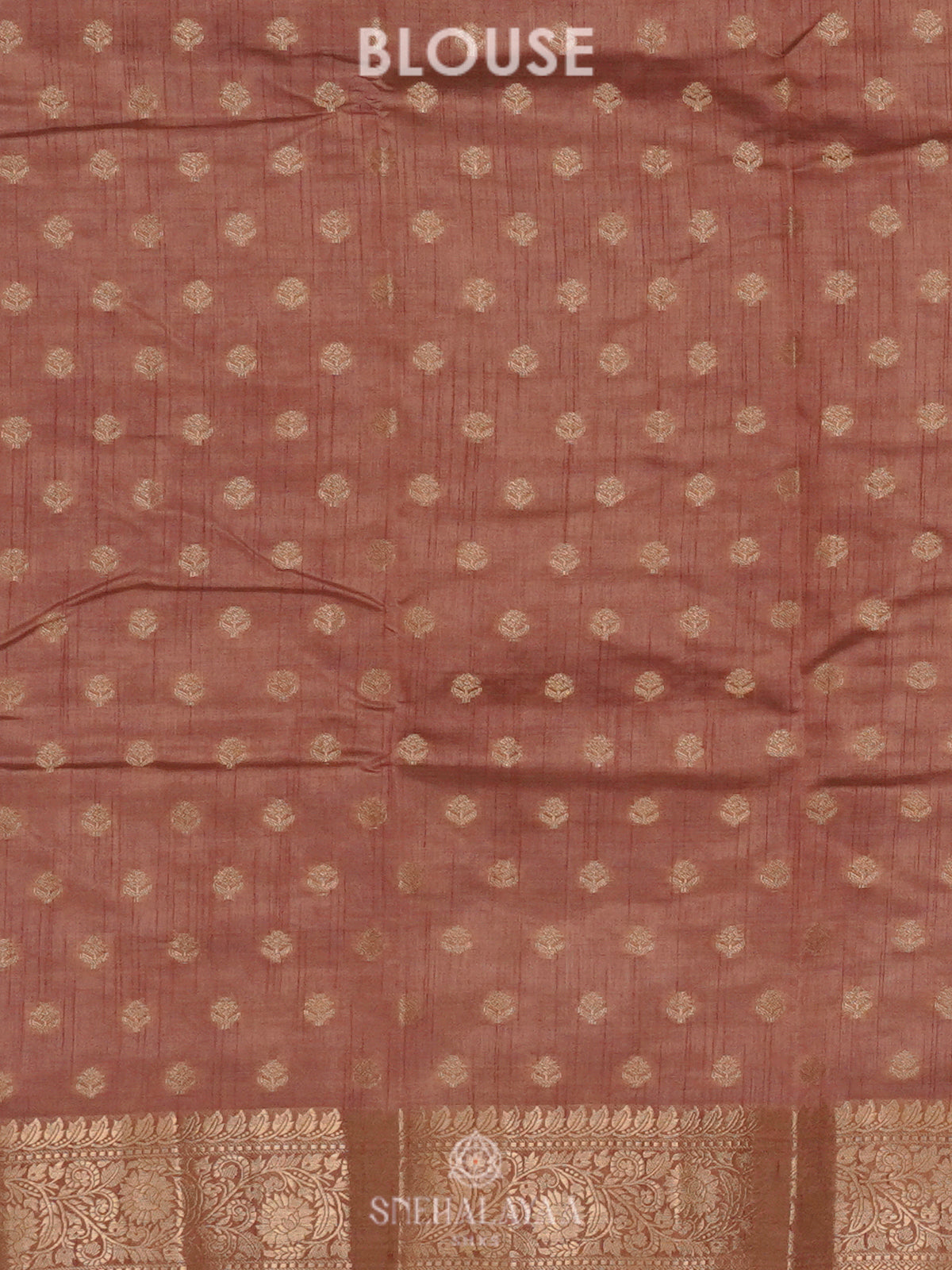 Mauve Pink Raw Silk Saree