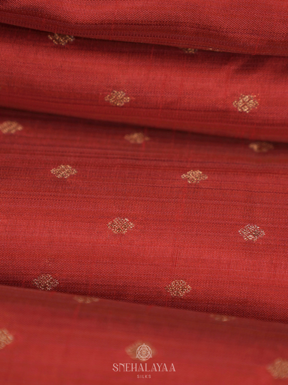 Red Raw Silk Saree
