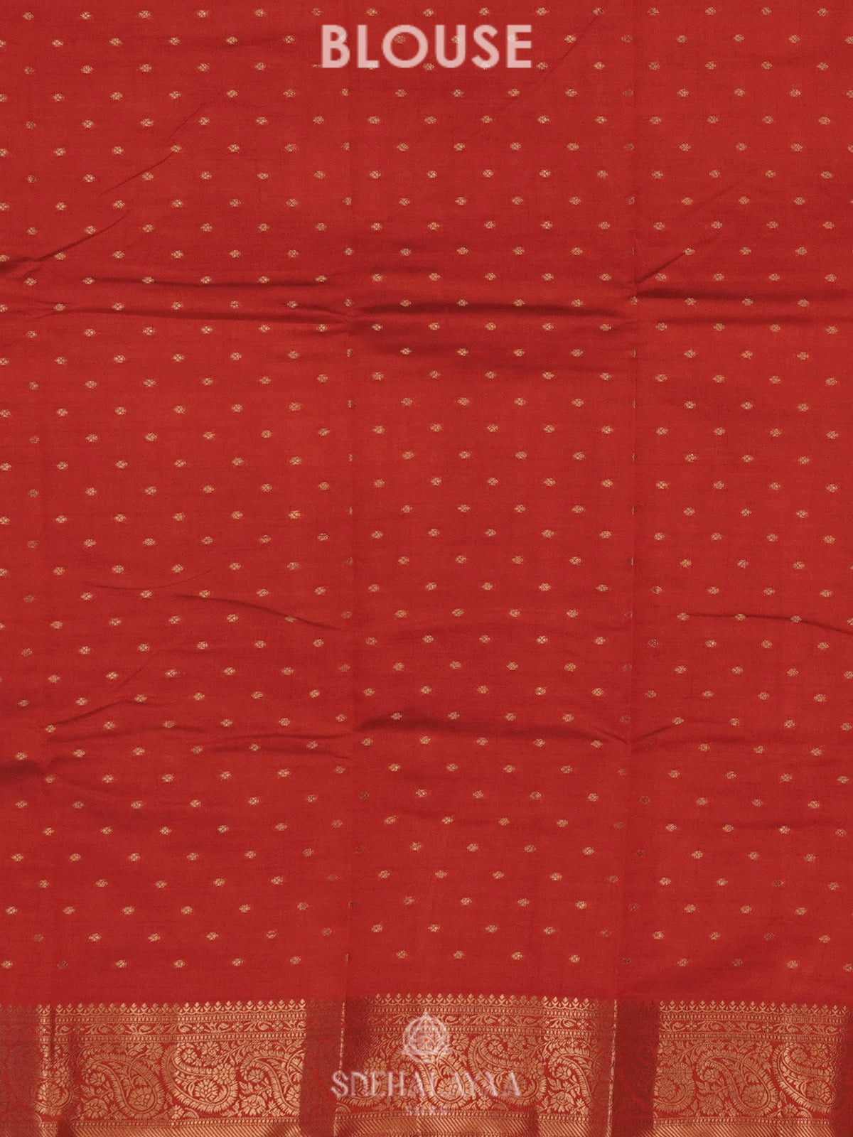 Red Raw Silk Saree