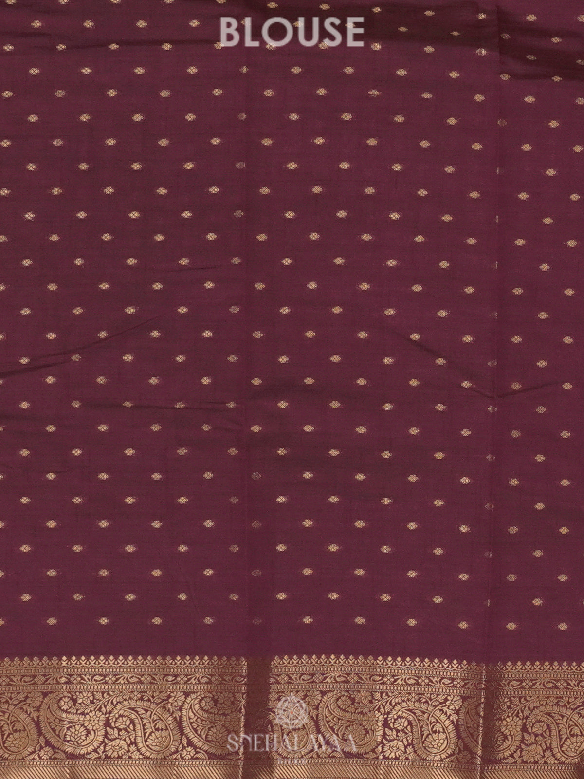 Plum Raw Silk Saree