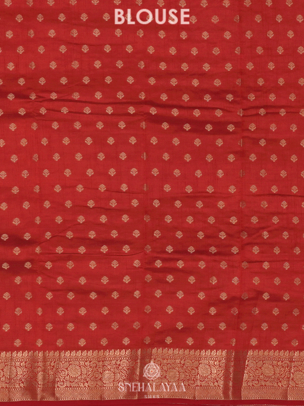 Red Raw Silk Saree