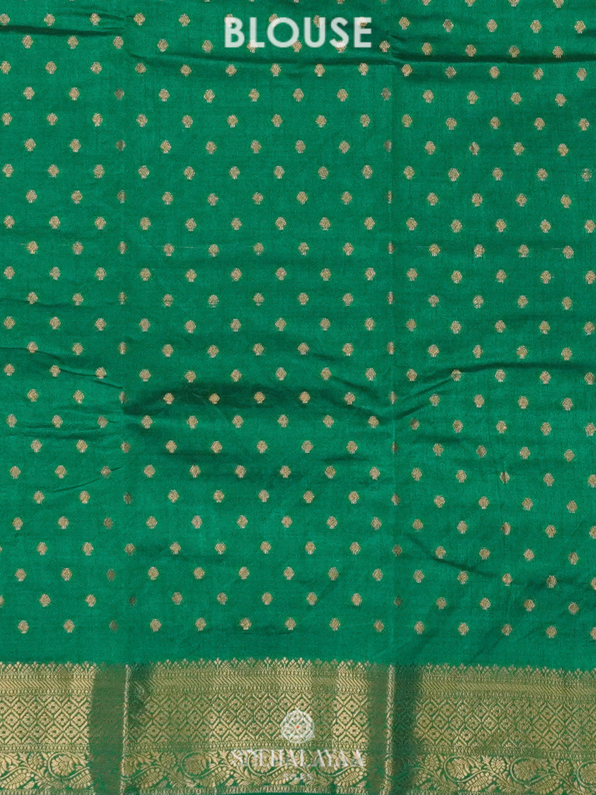 Green Raw Silk Saree