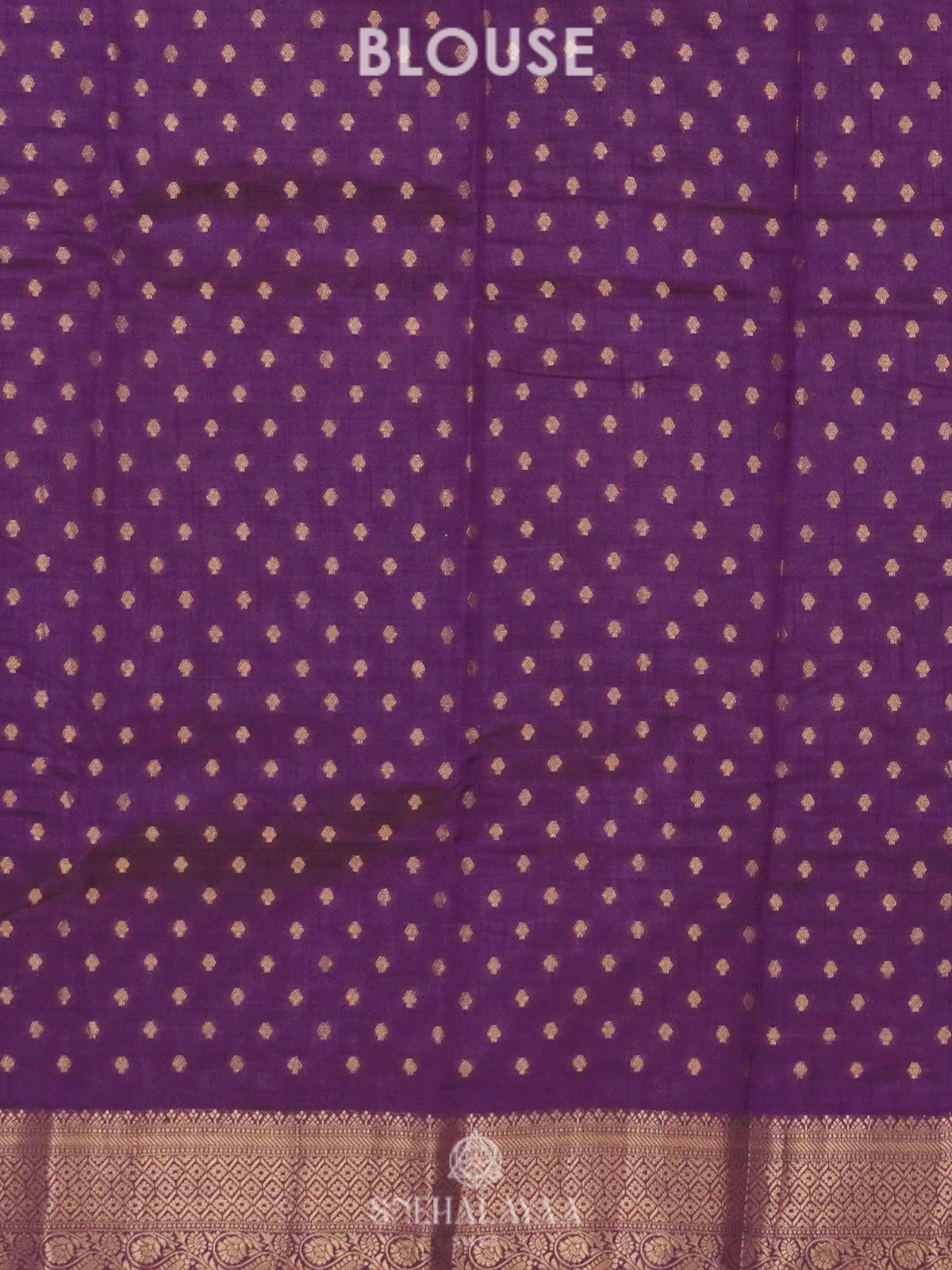 Purple Raw Silk Saree