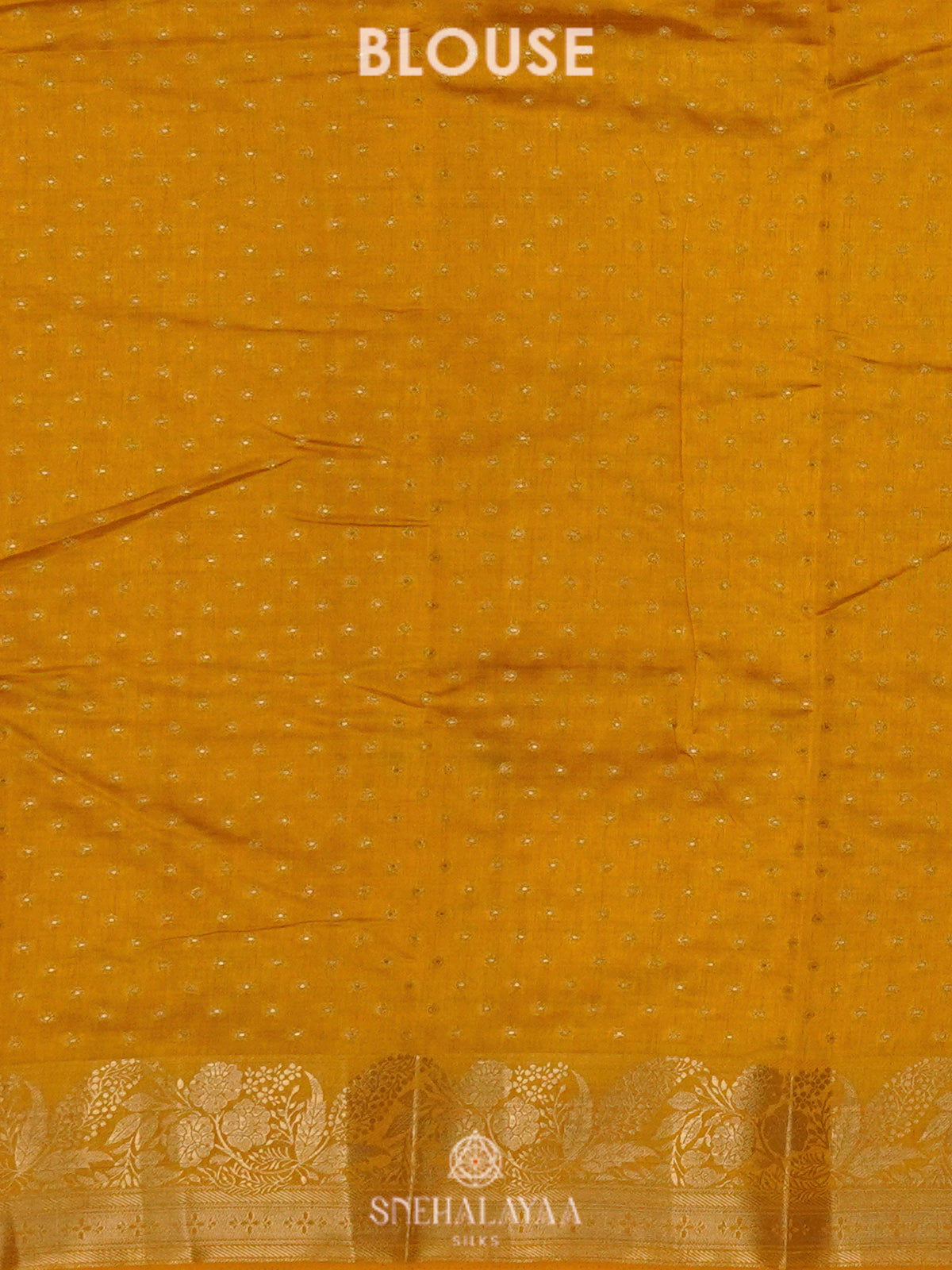 Mango Yellow Raw Silk Saree