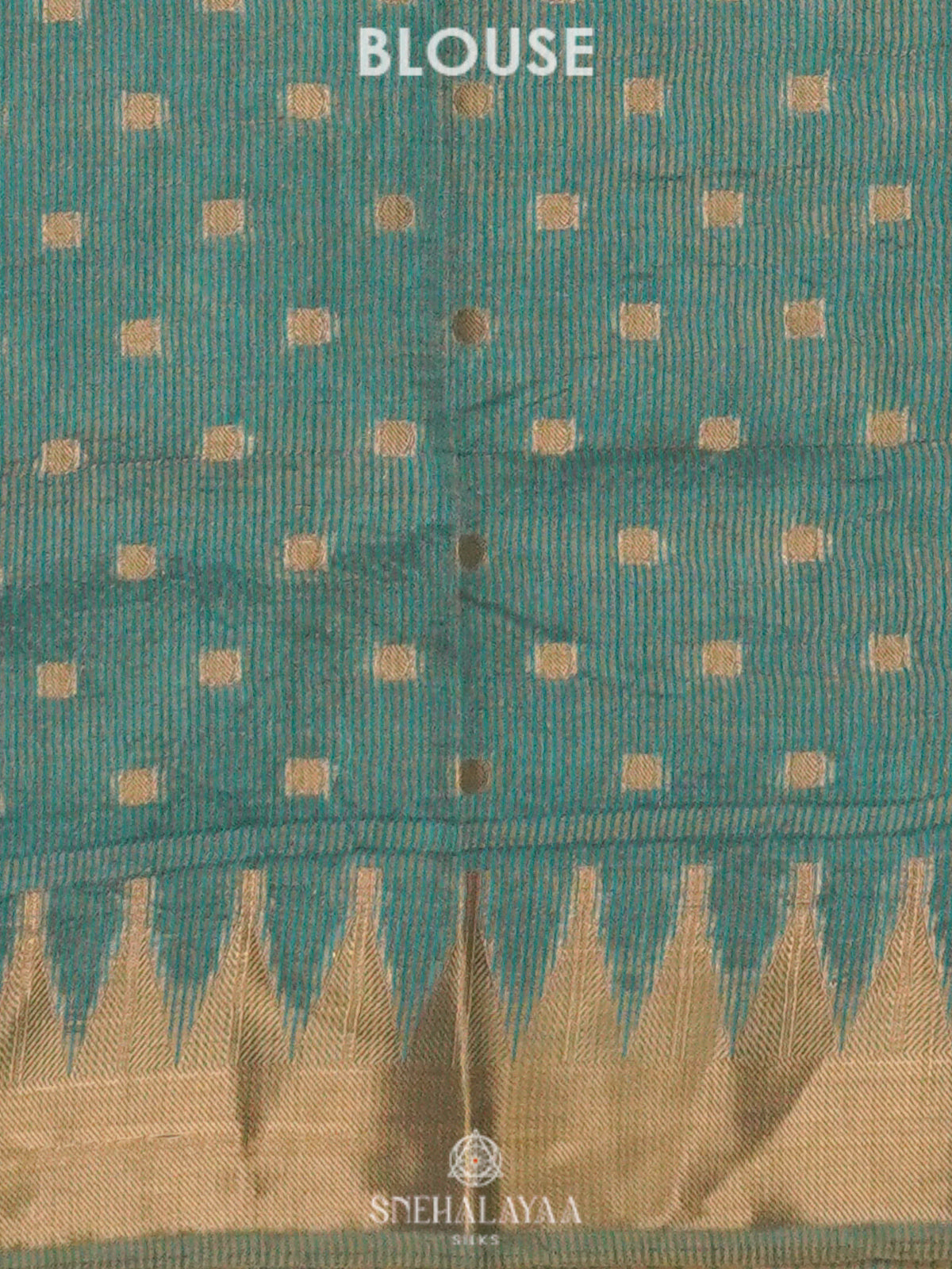 Blue Raw Silk Saree