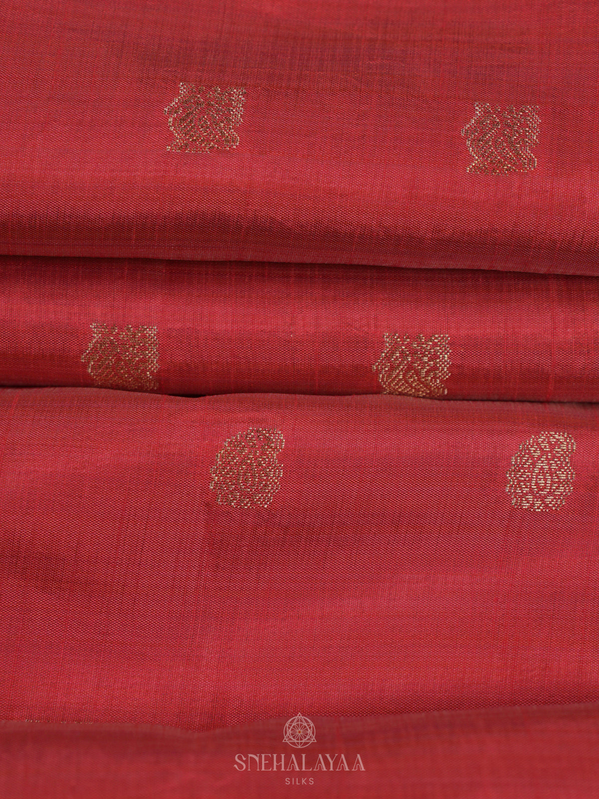 Red Raw Silk Saree