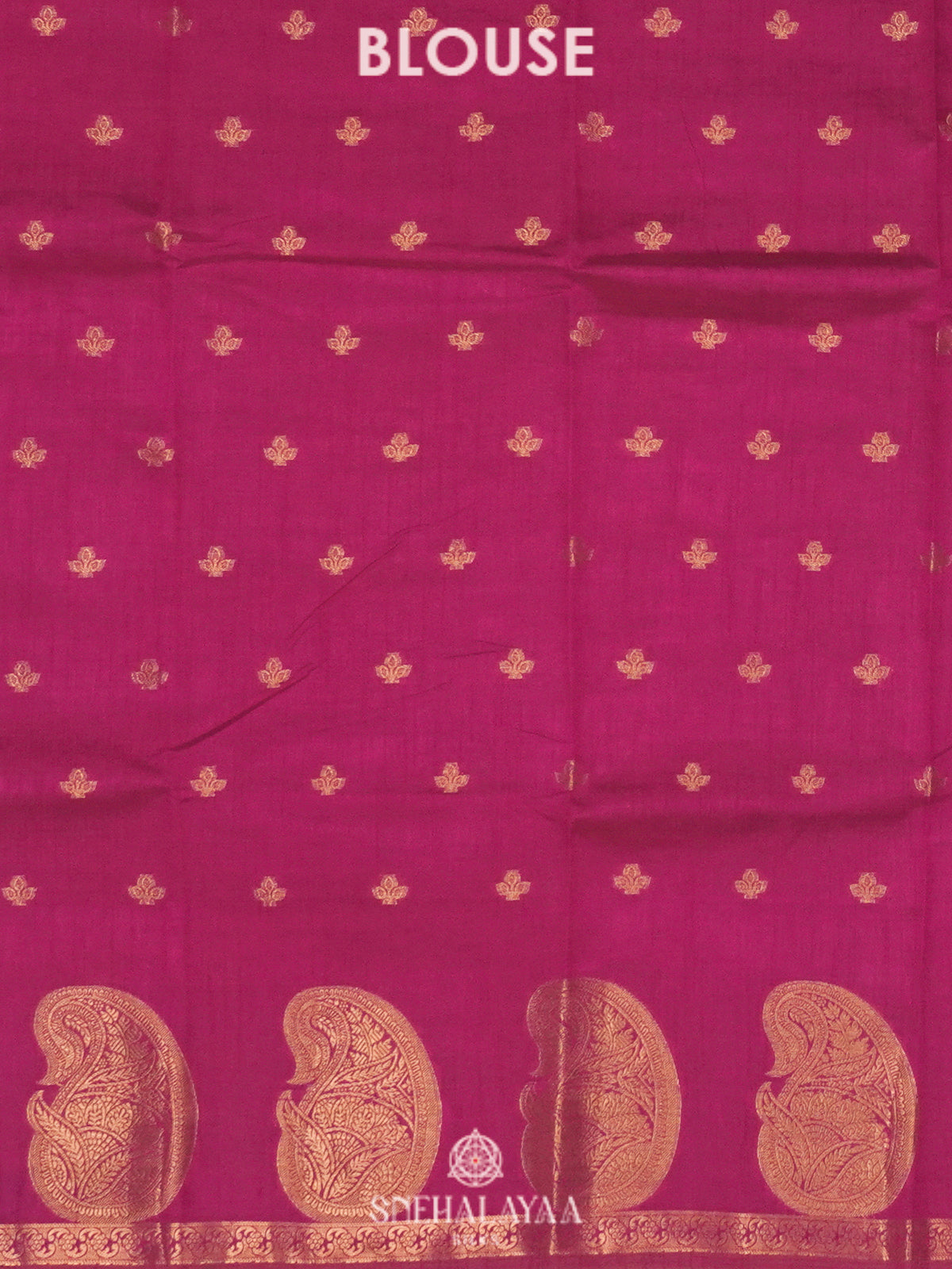 Pink Raw Silk Saree