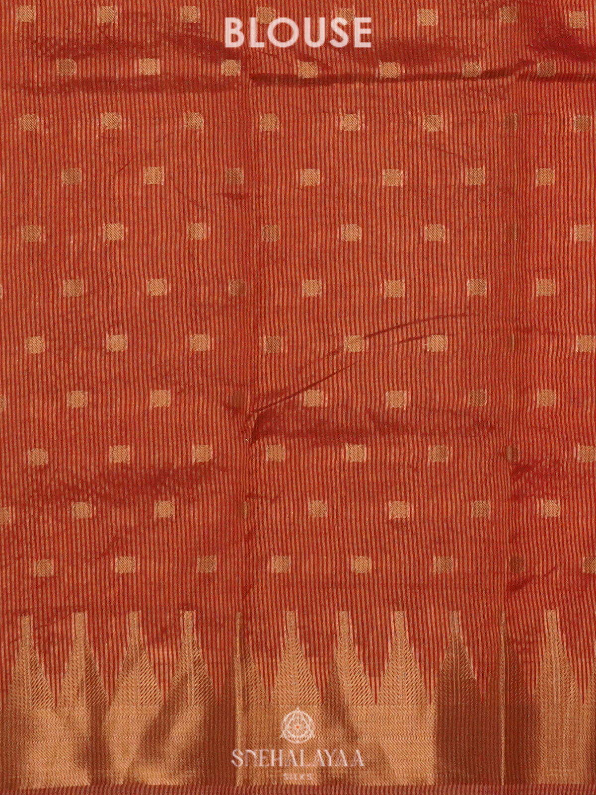 Ruby Red Raw Silk Saree
