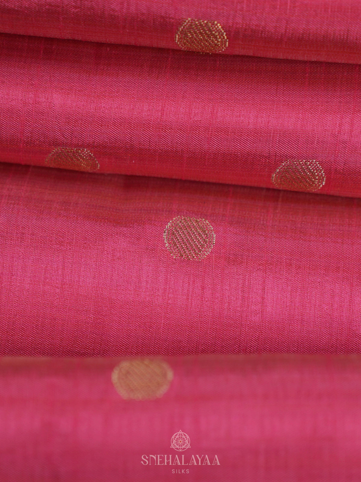 Pink Raw Silk Saree