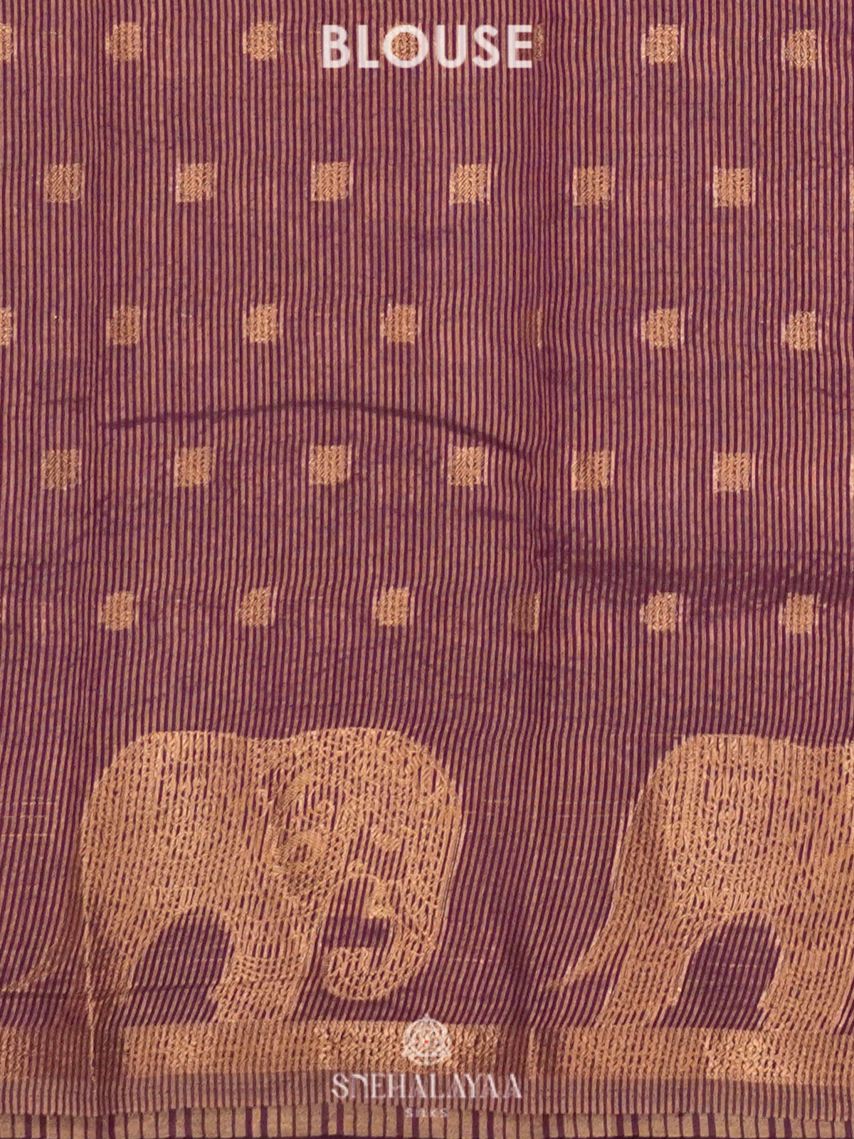 Purple Raw Silk Saree