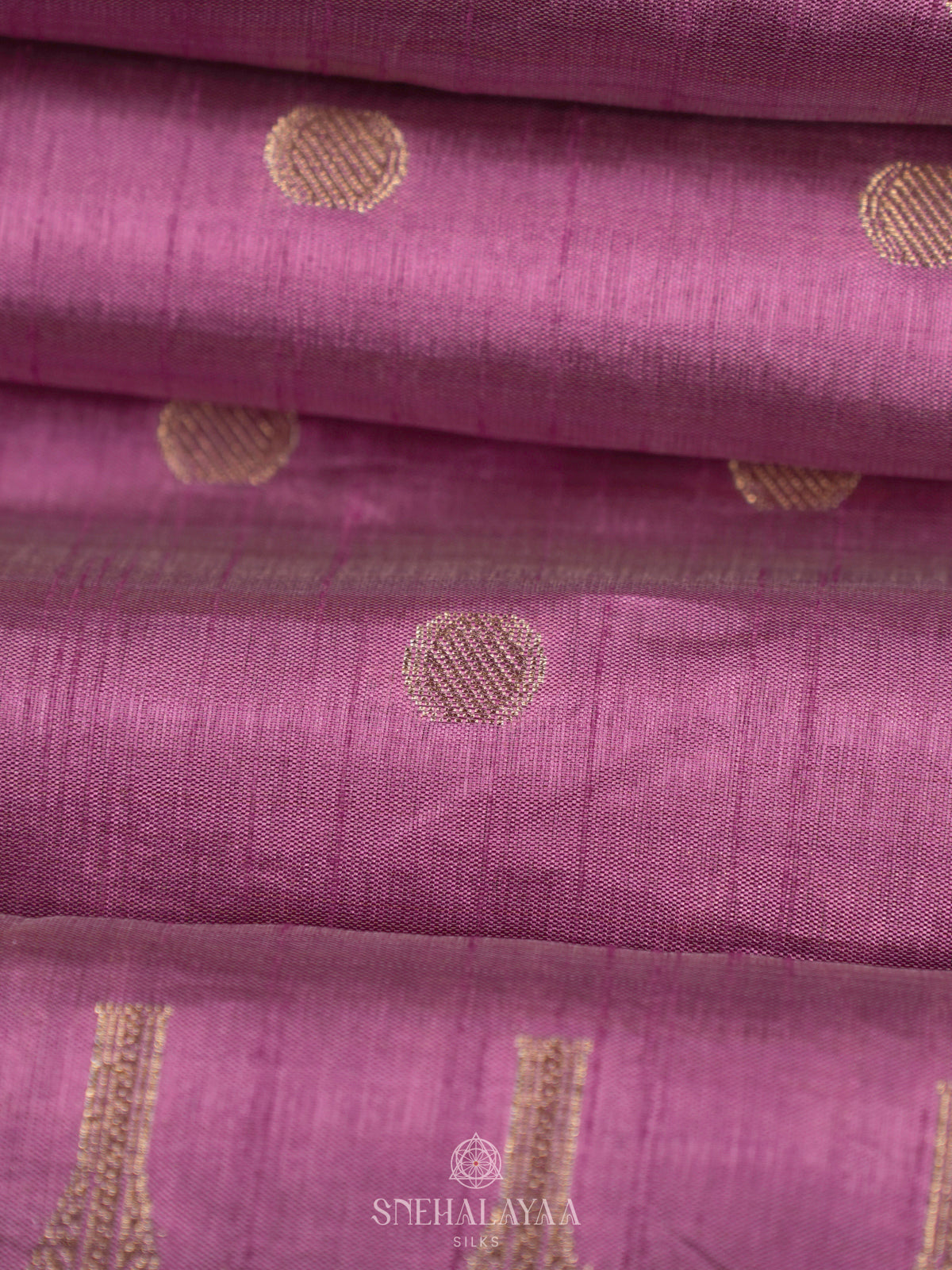Plum Raw Silk Saree