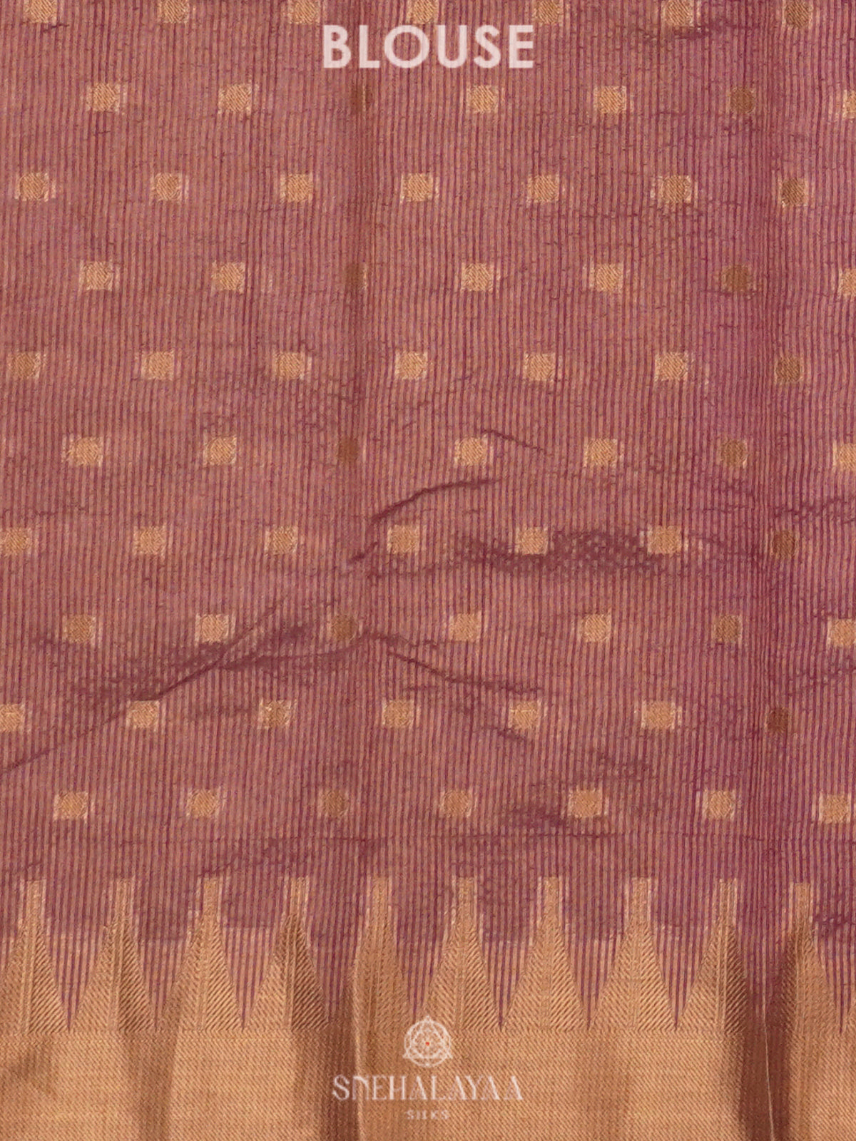 Plum Raw Silk Saree