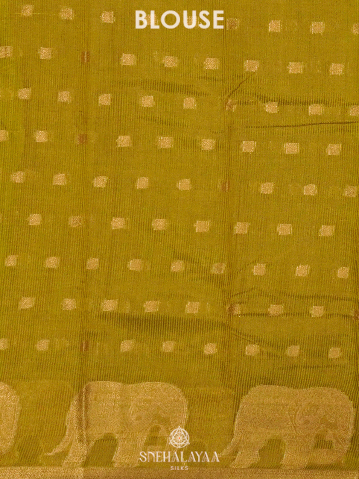 Lime Yellow Raw Silk Saree