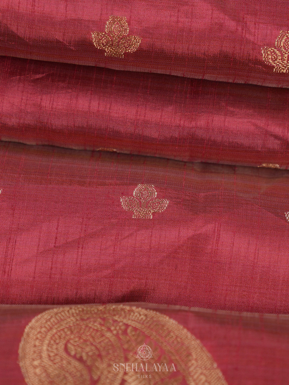 Red Raw Silk Saree