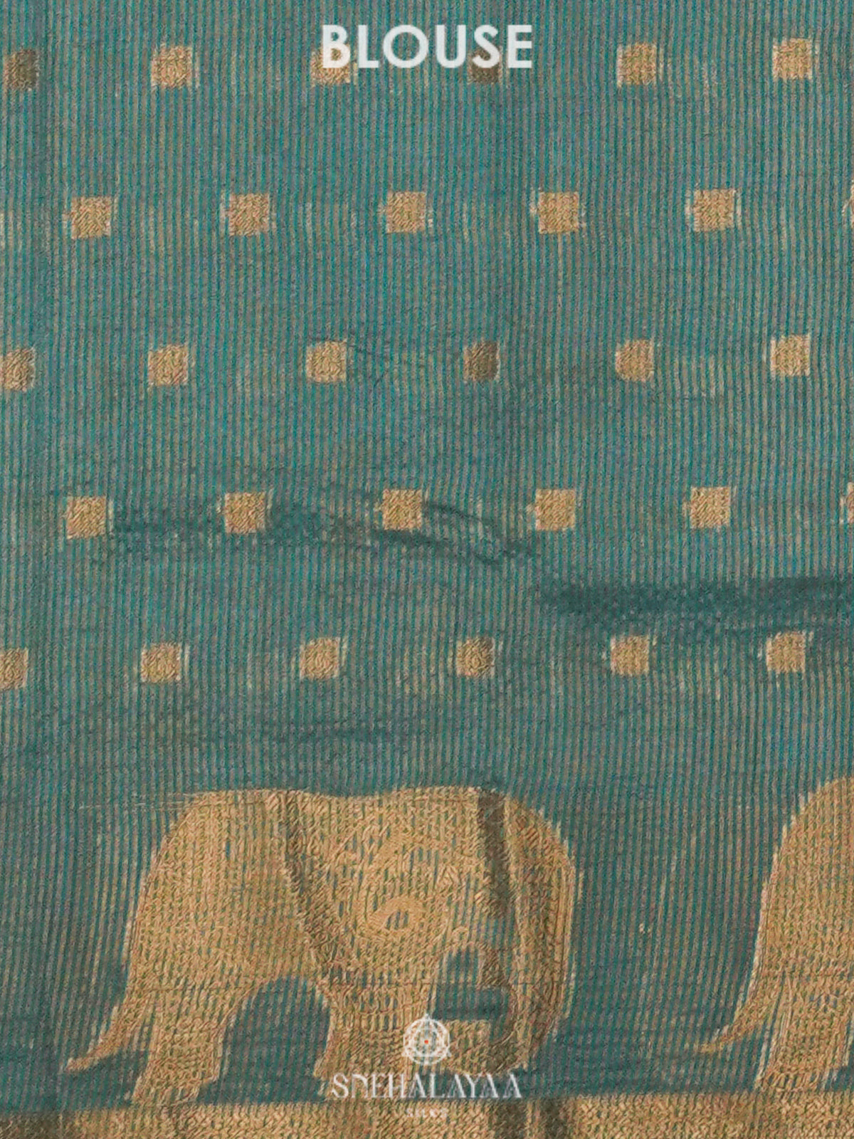 Sky Blue Raw Silk Saree