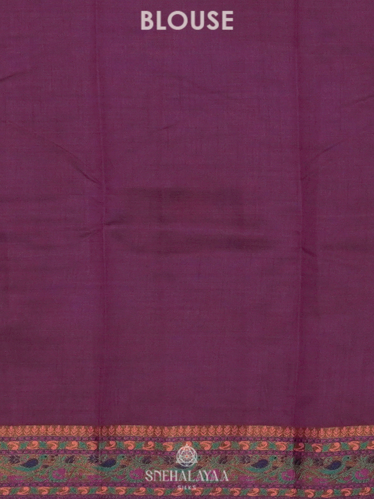 Purple Raw Silk Saree
