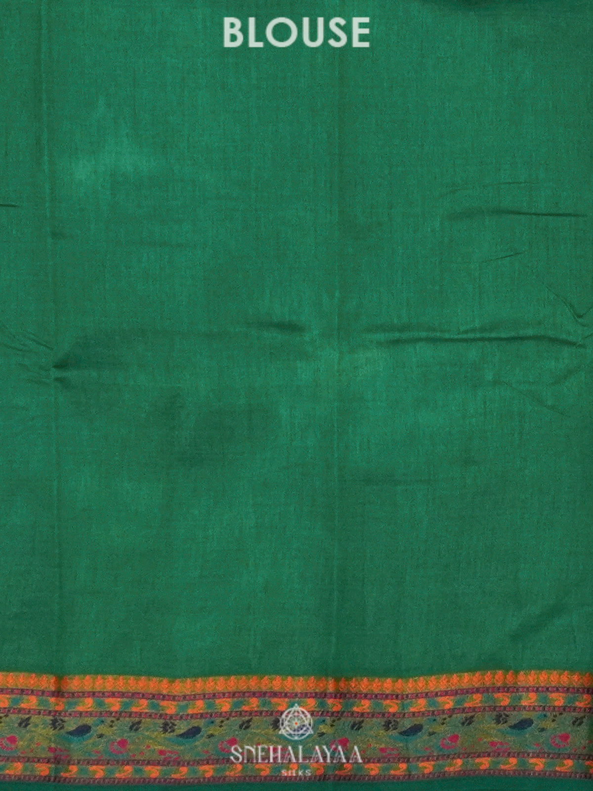 Green Raw Silk Saree
