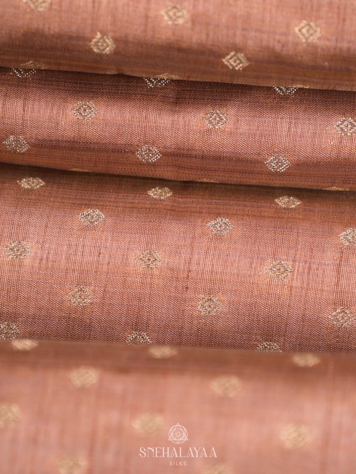 Mauve Pink Raw Silk Saree