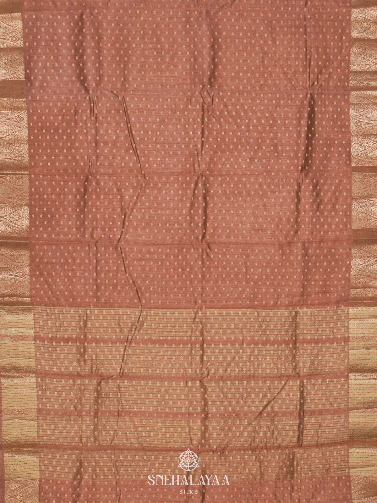 Mauve Pink Raw Silk Saree