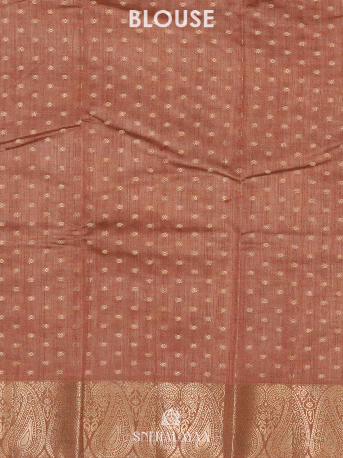 Mauve Pink Raw Silk Saree