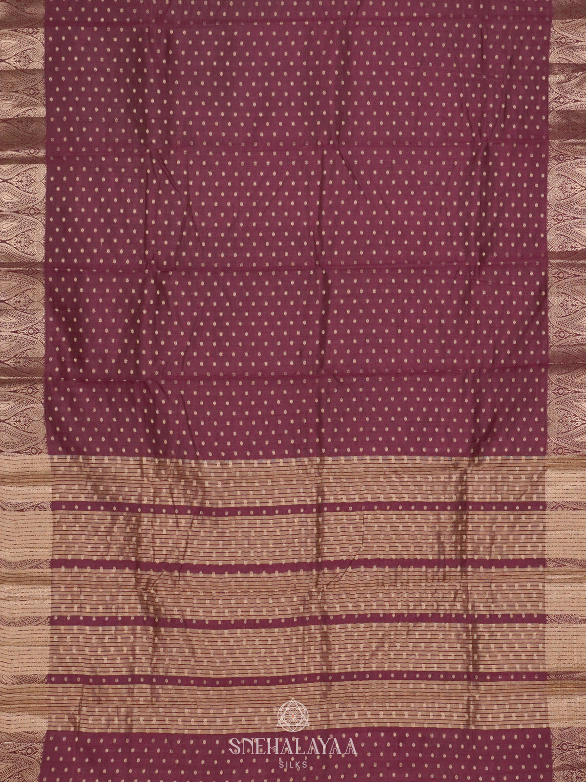 Mauve Pink Raw Silk Saree