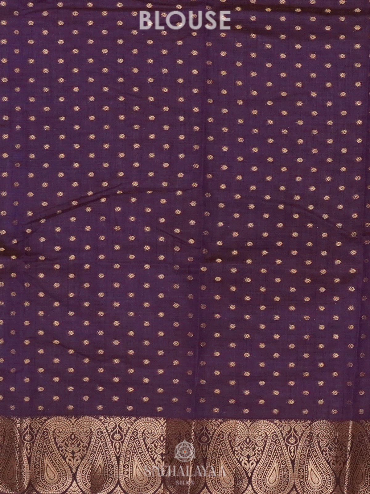 Purple Raw Silk Saree
