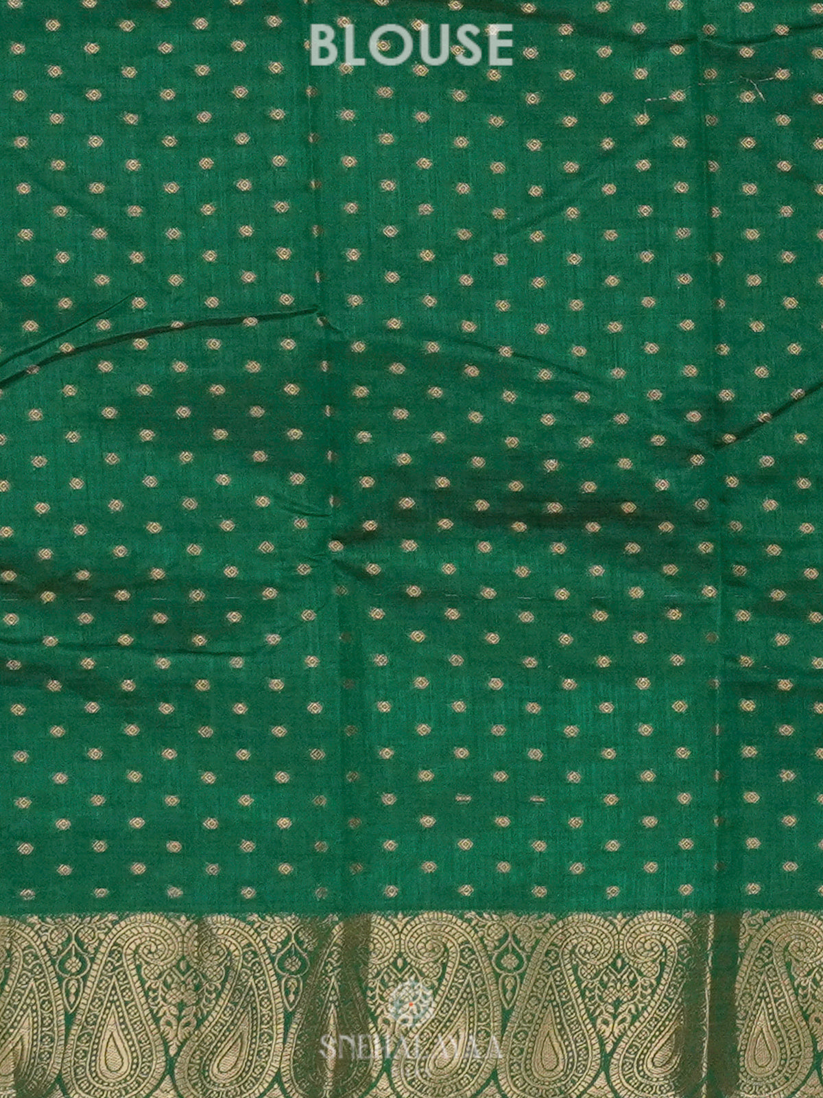 Green Raw Silk Saree