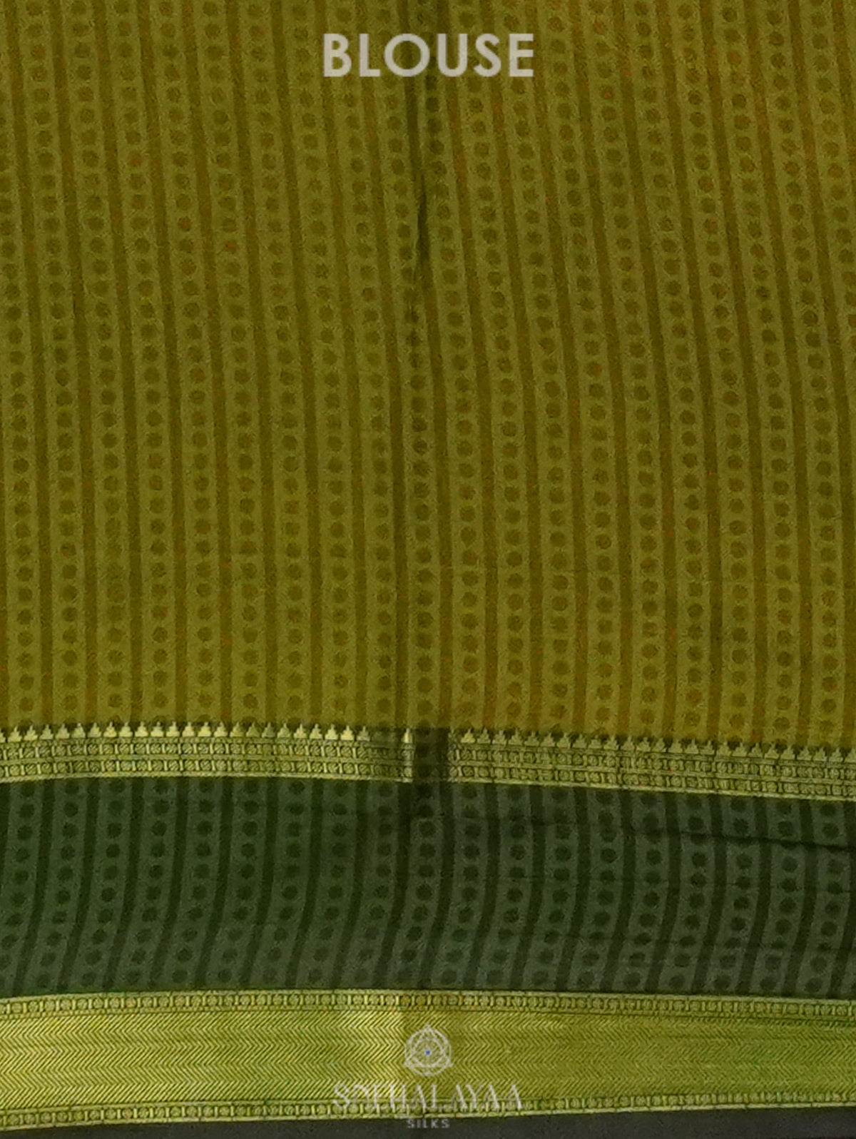 Mango Yellow Ikat Saree