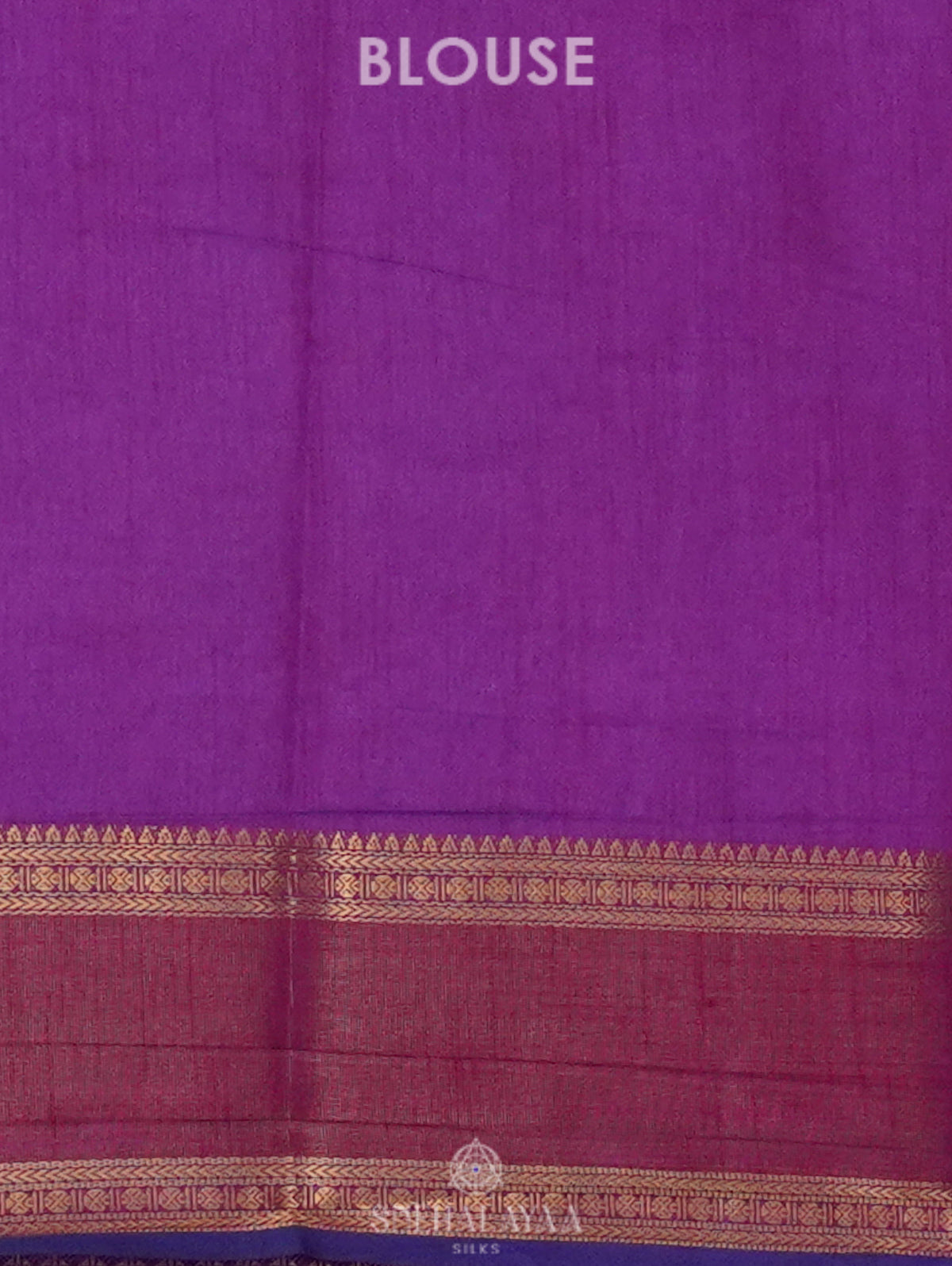 Royal Blue Ikat Saree