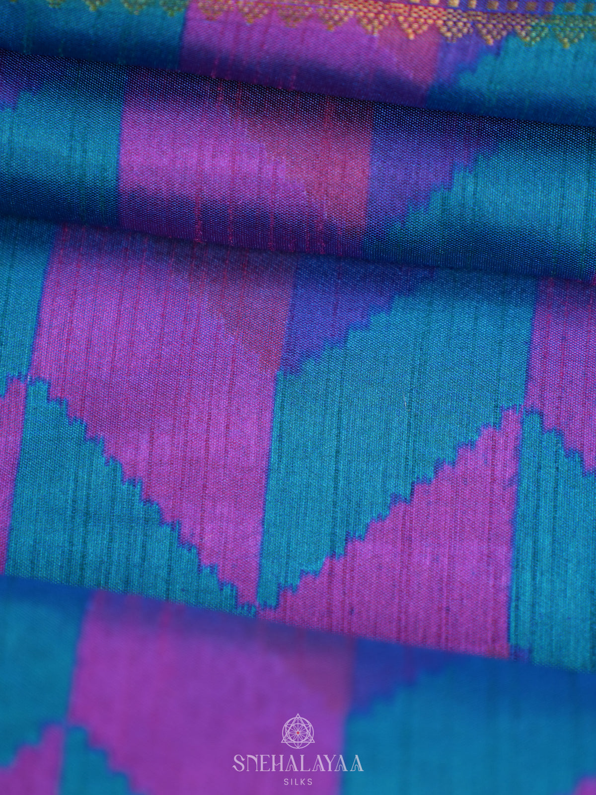 Multicolour Ikat Saree
