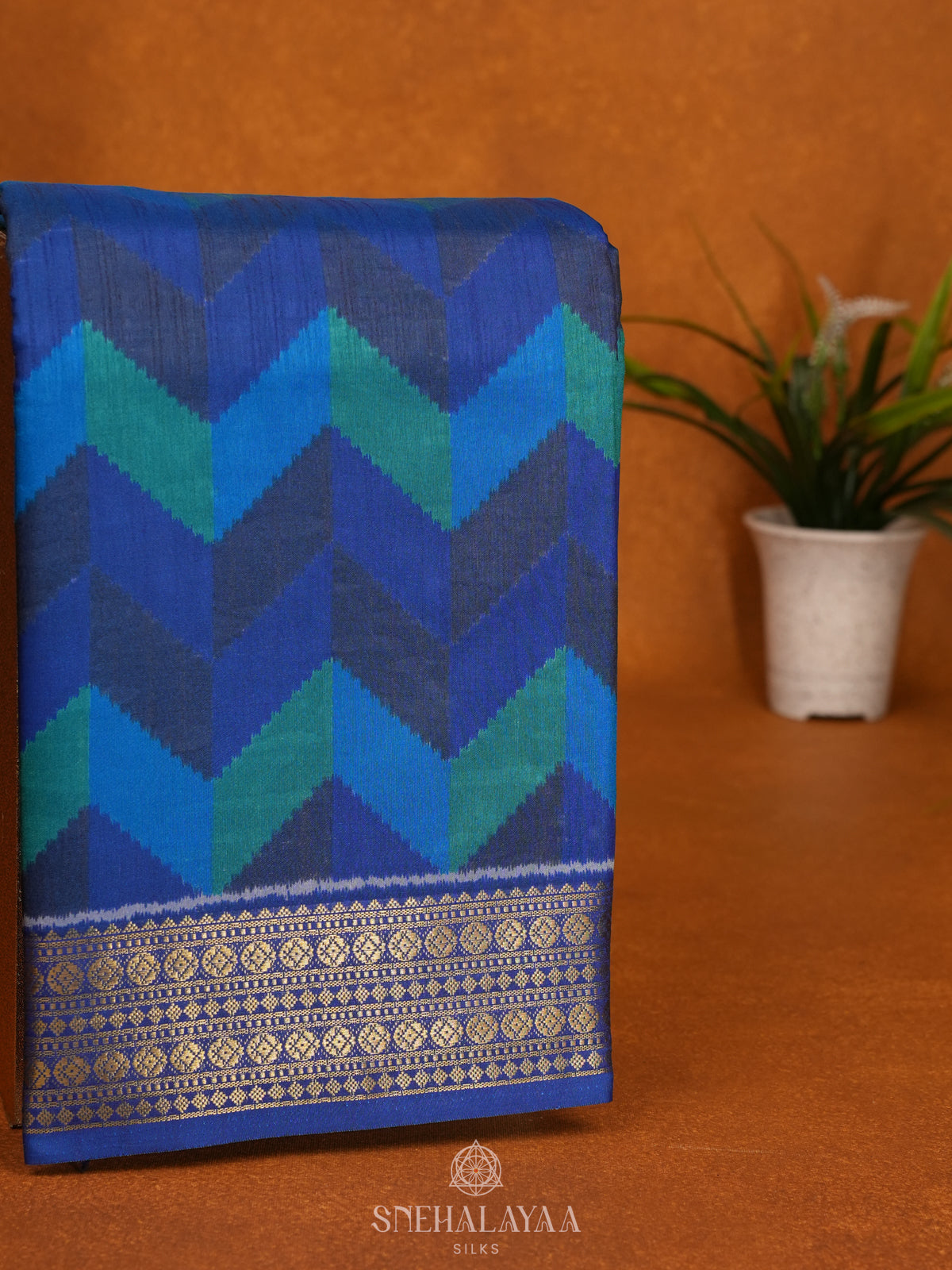 Multicolour Ikat Saree