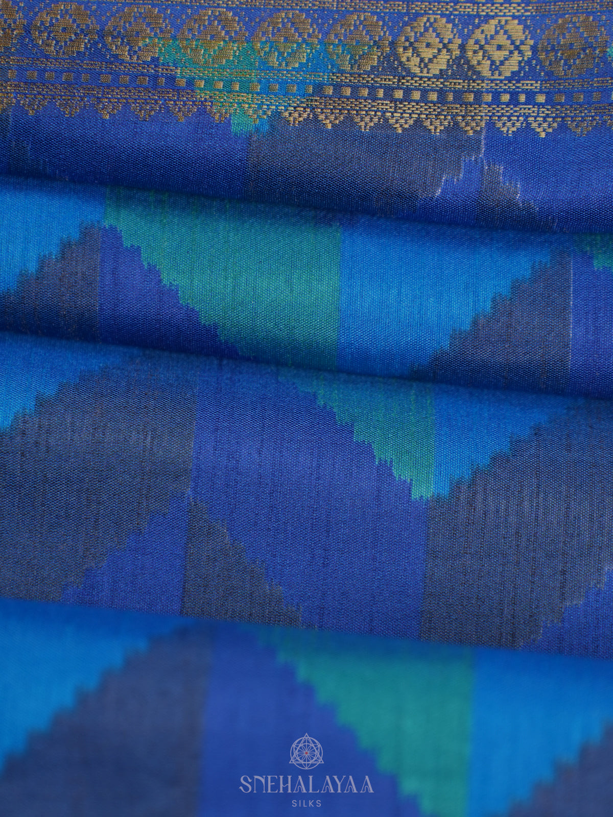 Multicolour Ikat Saree