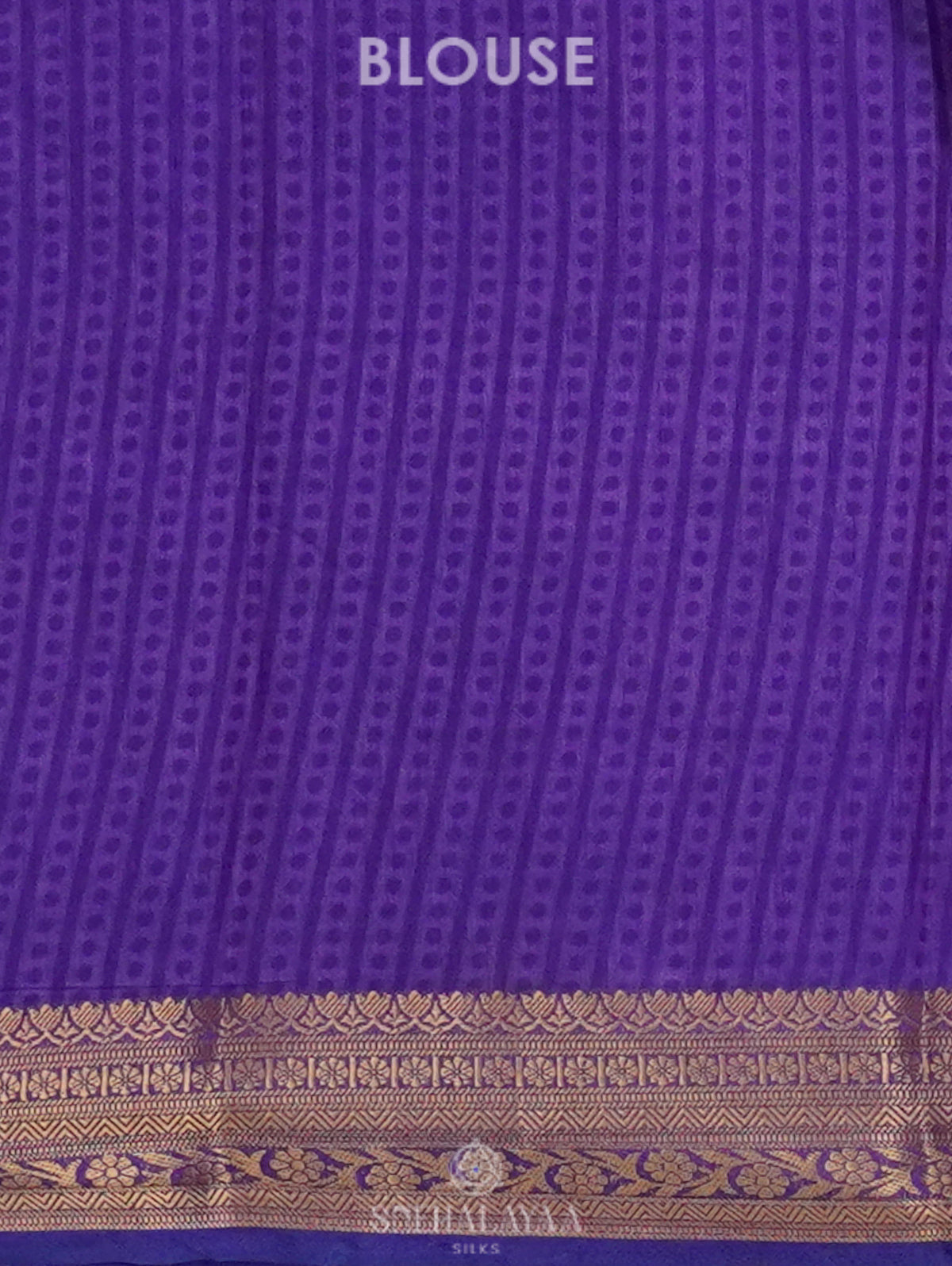 Purple Ikat Saree