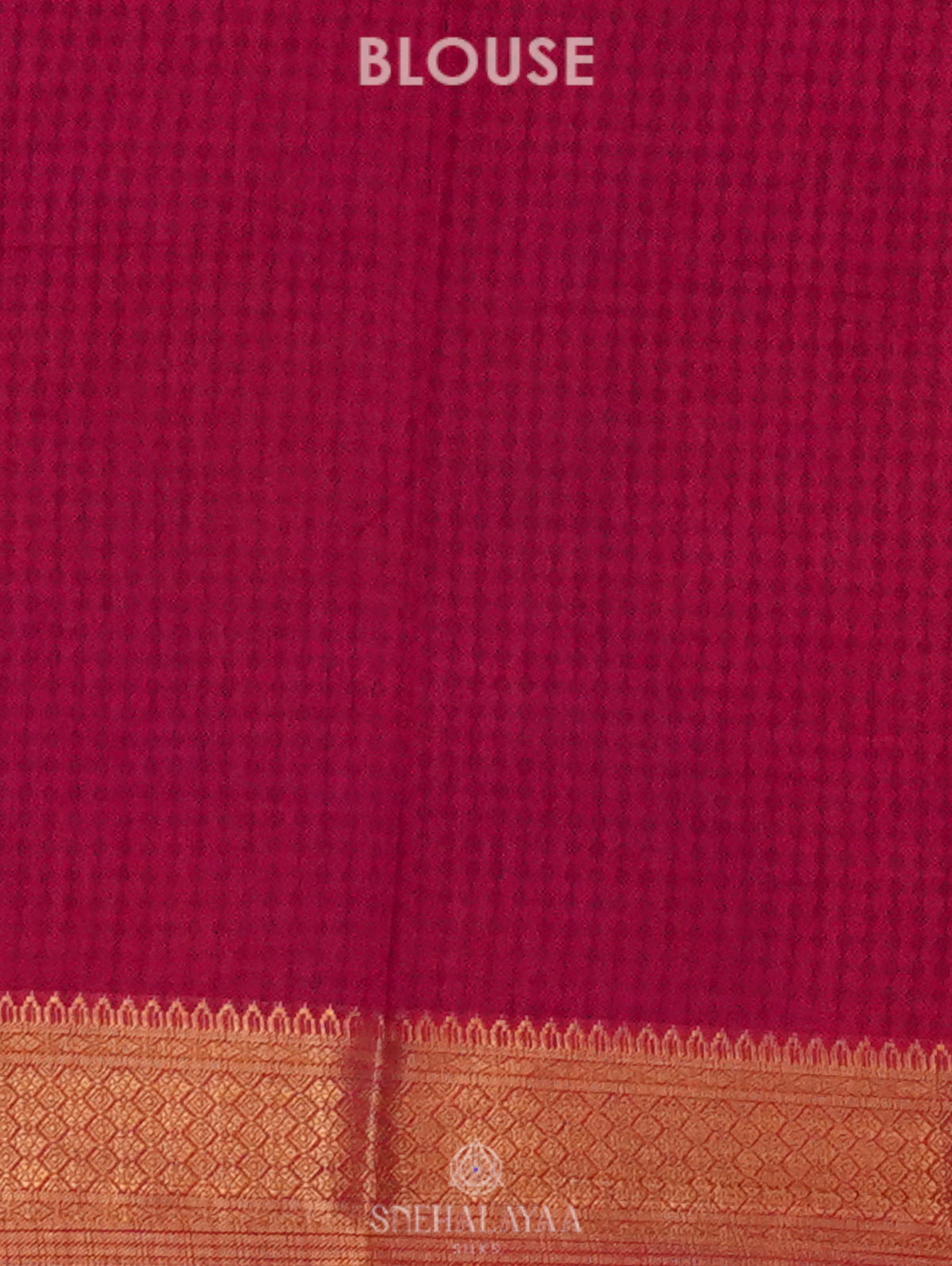 Magenta Ikat Saree
