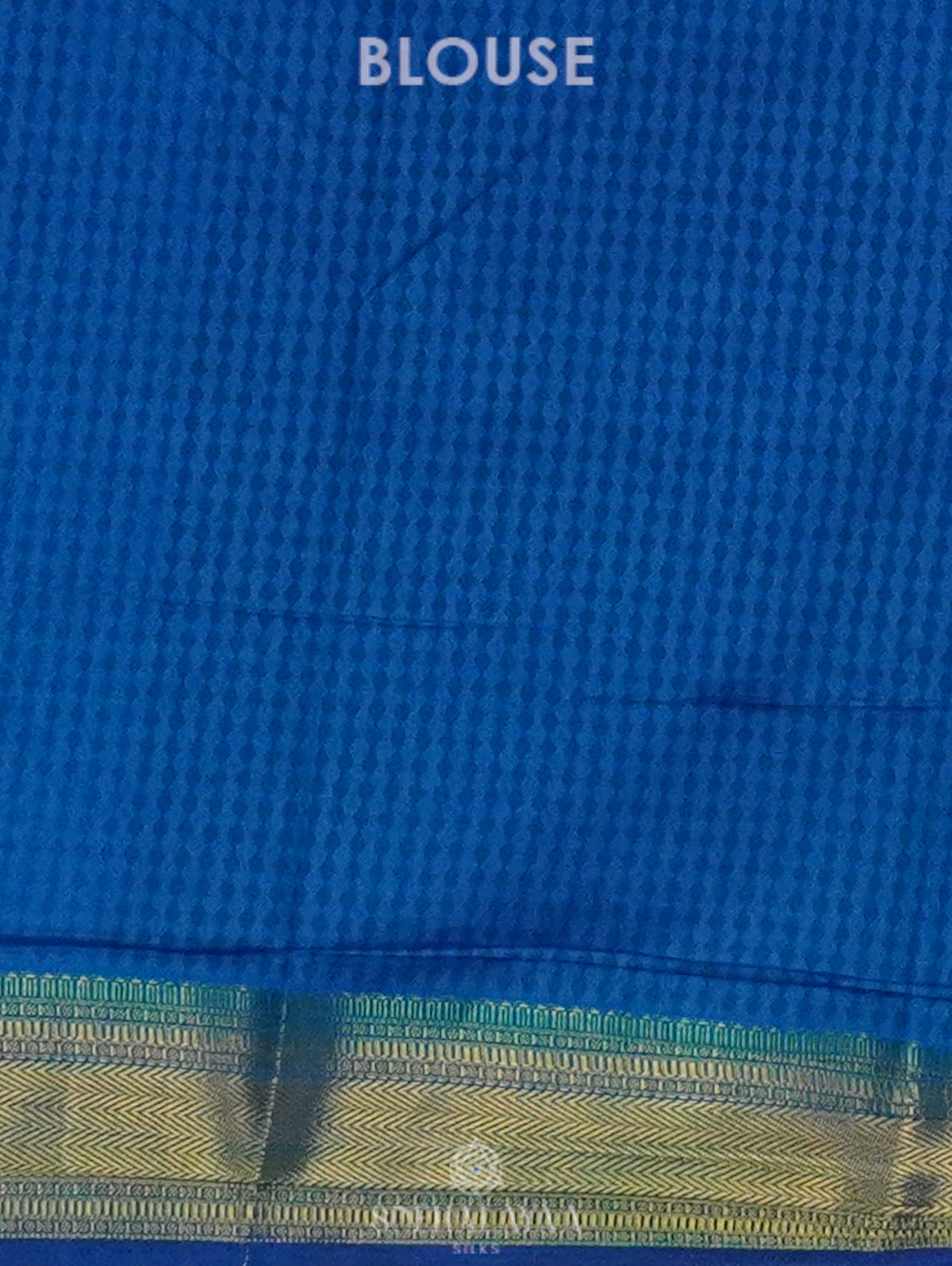 Royal Blue Ikat Saree