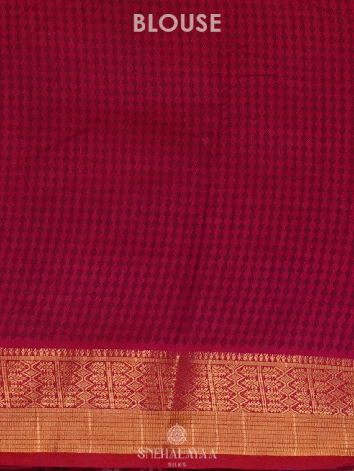 Magenta Ikat Saree