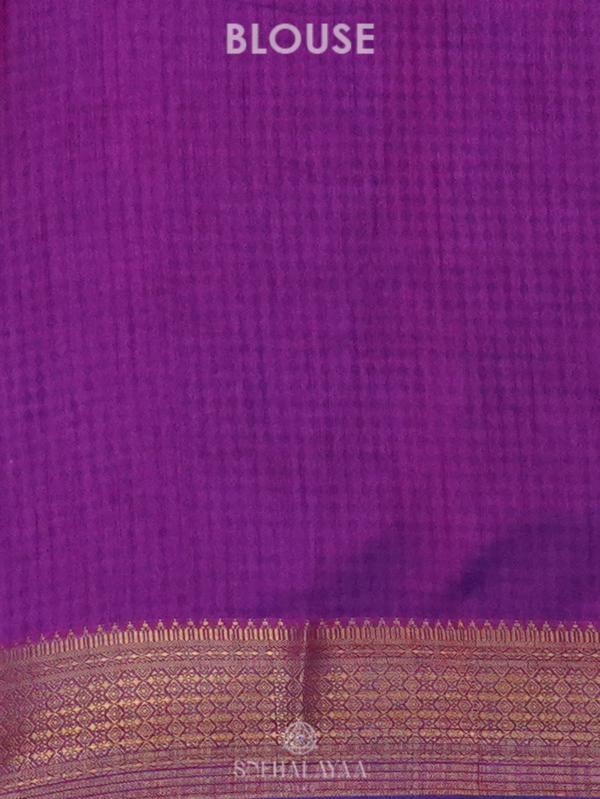 Royal Blue Ikat Saree