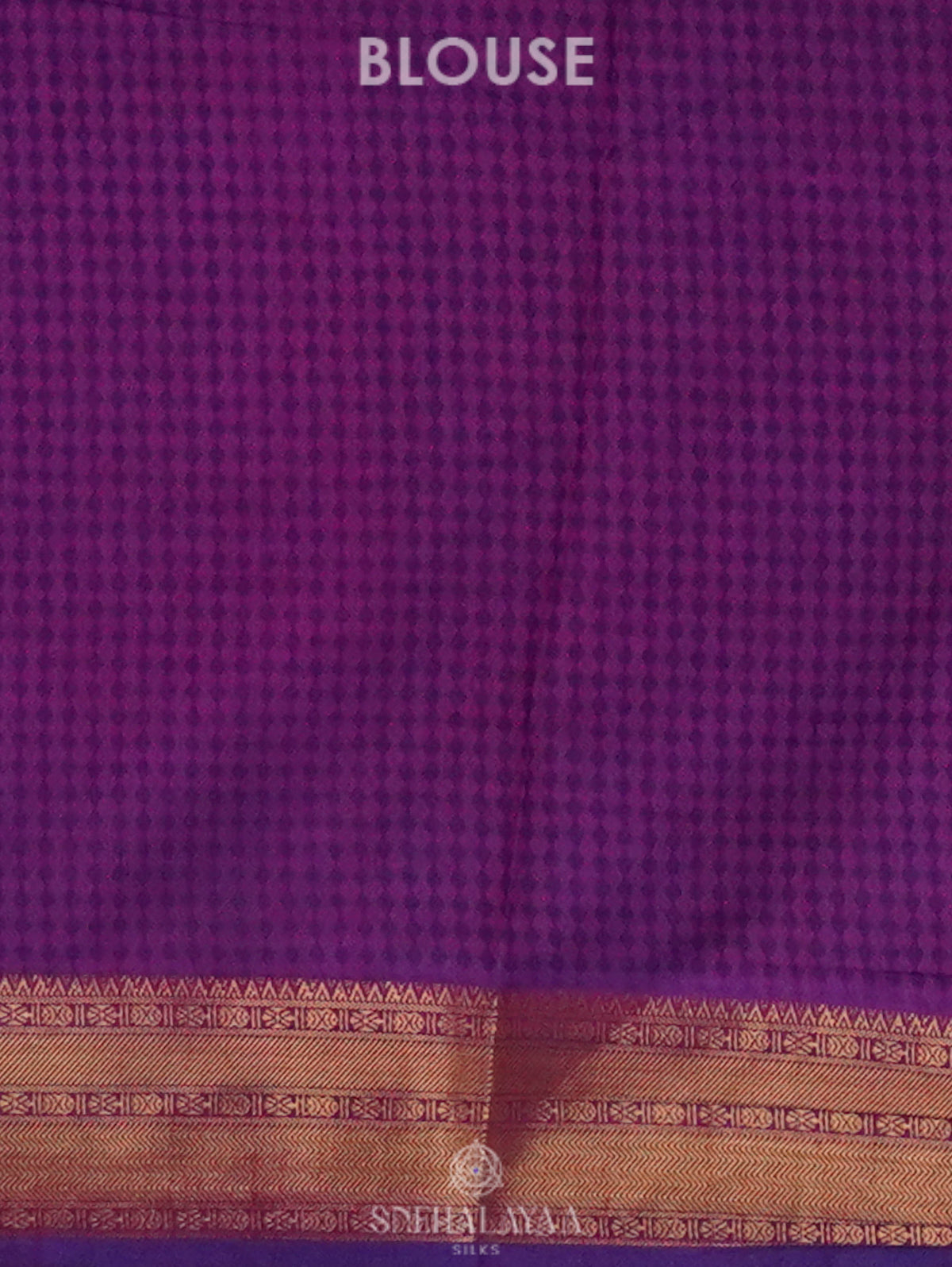 Royal Blue Ikat Saree