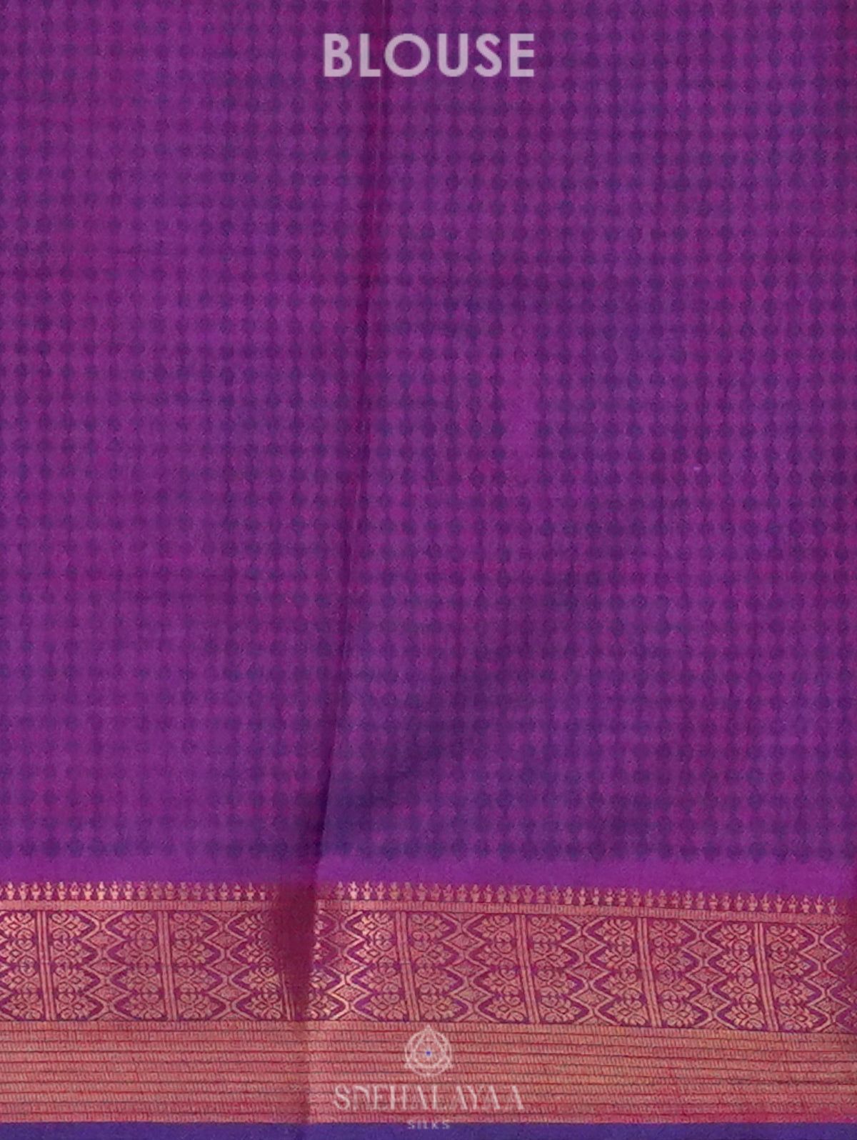 Royal Blue Ikat Saree