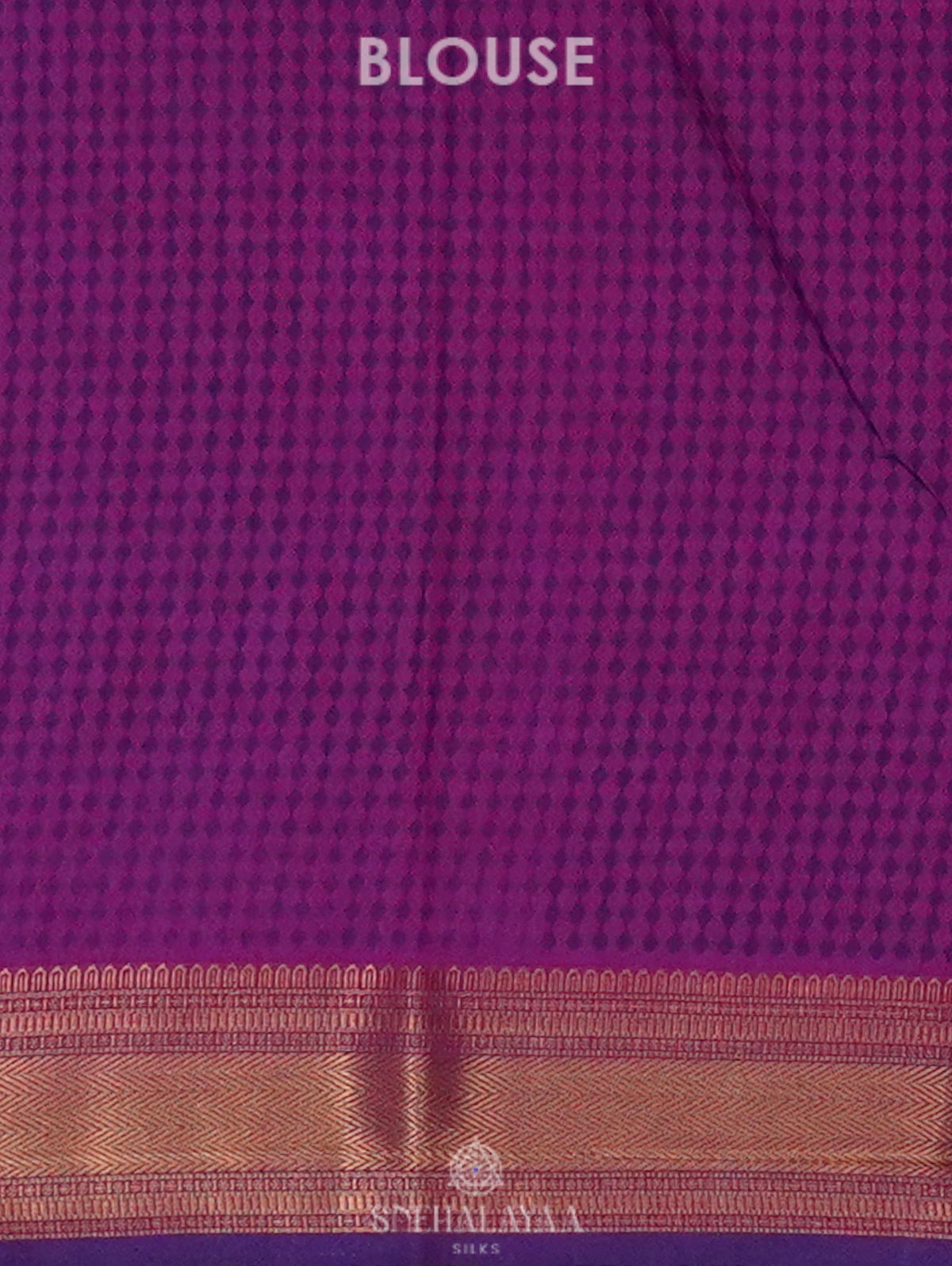 Royal Blue Ikat Saree
