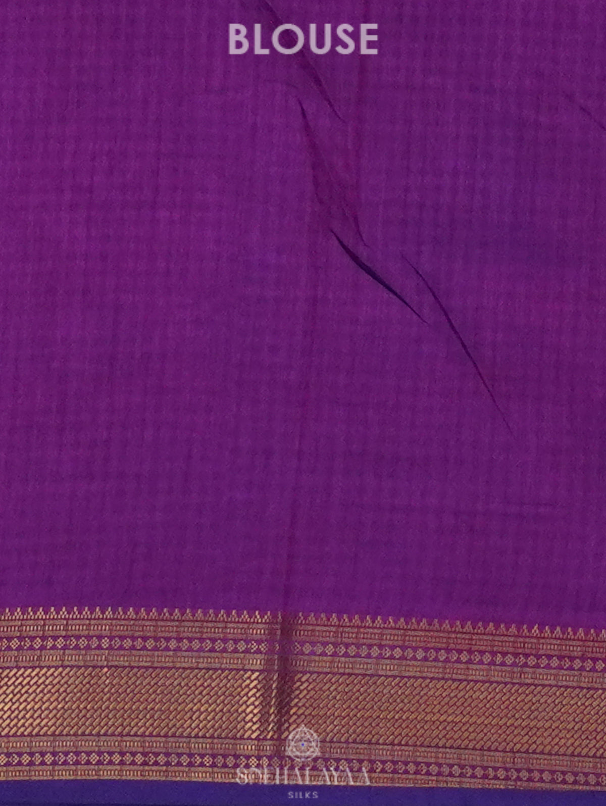 Royal Blue Ikat Saree