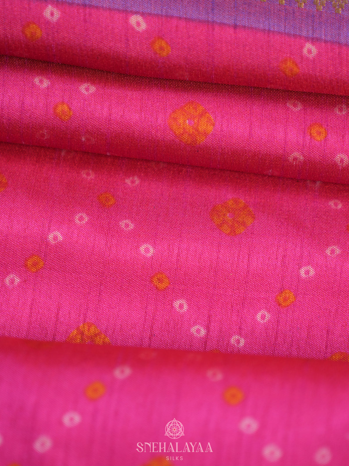 Pink Ikat Saree